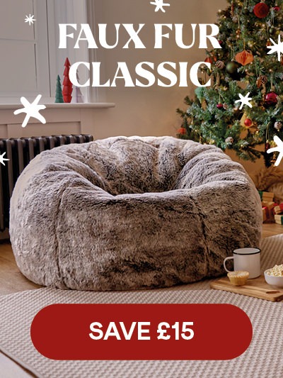 Faux Fur Bean Bag