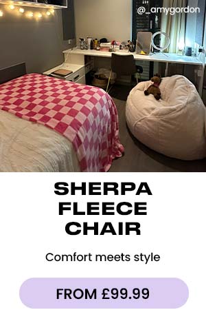 Fleece bean bag