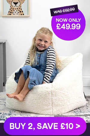 Fleece Kids Armchair Bean Bags