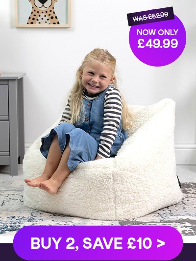 Fleece Kids Armchair Bean Bags