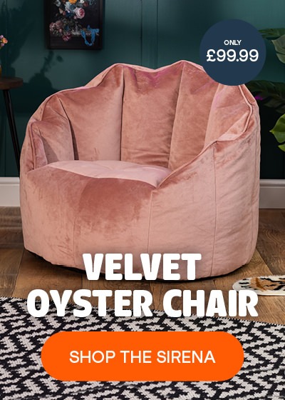 Velvet Accent Chair Bean Bags