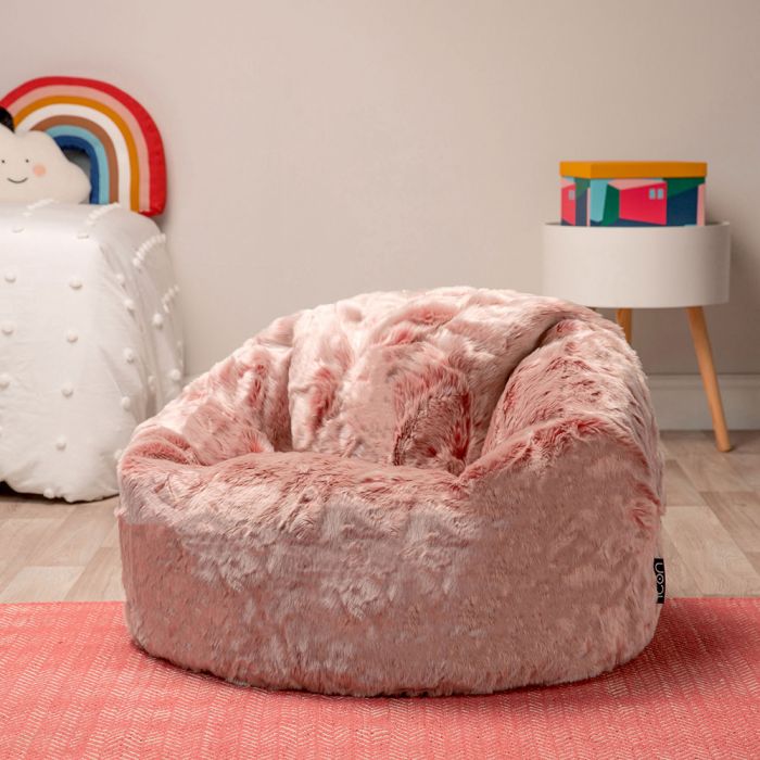 icon Luxury Faux Fur Kids Classic Bean Bag