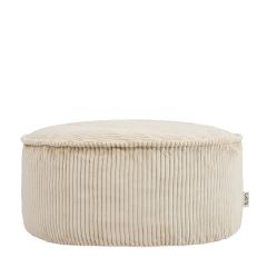 icon® Como Round Chunky Cord Footstool, Natural