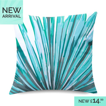 outdoor turquoise cushions